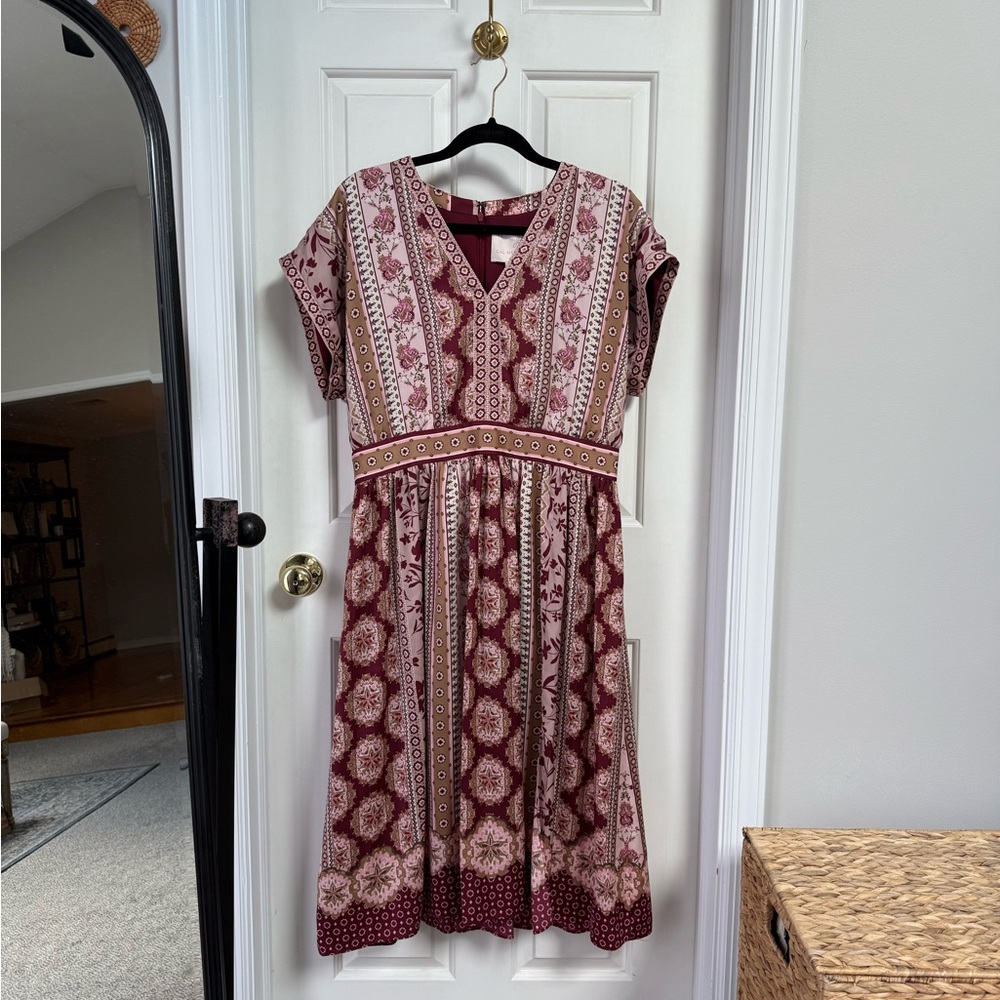 GalMeetsGlam Liza Patterned Dress